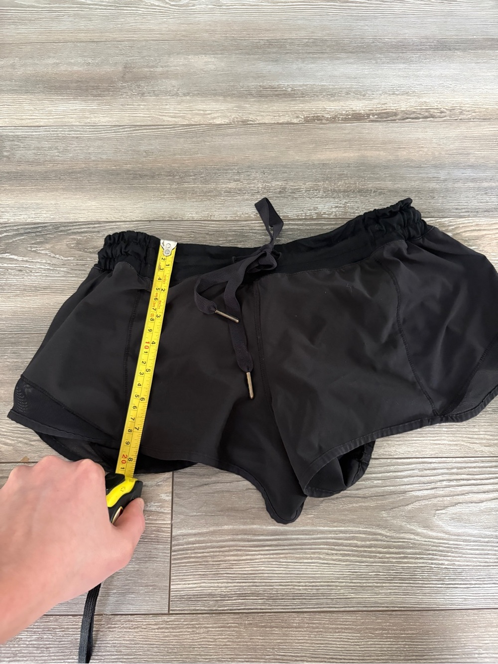 Black Athletic Drawstring Shorts